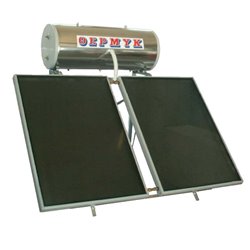 Ηλιακός Θερμοσίφωνας Thermic Solar Glass 160ΛΤ / 2 x 1.5 m² Διπλής Ενέργειας