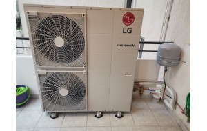 Εγκατάσταση Αντλίας Θερμότητας LG 14kW